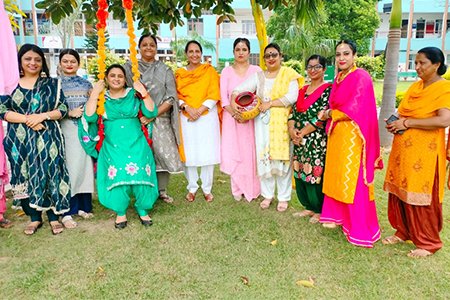 Teej Celebration in the Campus
